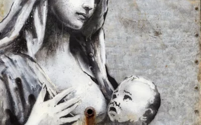 Banksy revisite la Vierge à l’Enfant